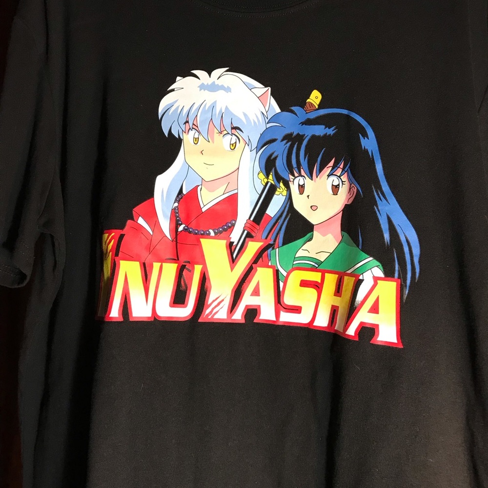 InuYasha T-Short.  Says Kids XXL—- fits women’s size medium